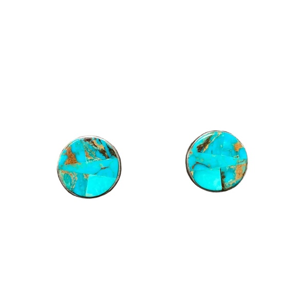 Jewelry - 🎉Host Pick🎉 Clip on Vintage .925 Sterling Silver Turquoise Statement Earrings